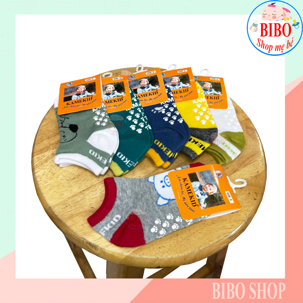 Combo 5 Đôi Vớ Chân Chống Trợt Cổ Thấp, Tất Cho Bé Từ 5 tháng Cho Tới Trên 10 tuổi