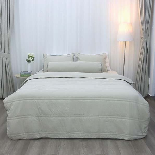 Chăn bốn mùa Micro Modal Xám nhạt K-Bedding KMMS201 200*220cm