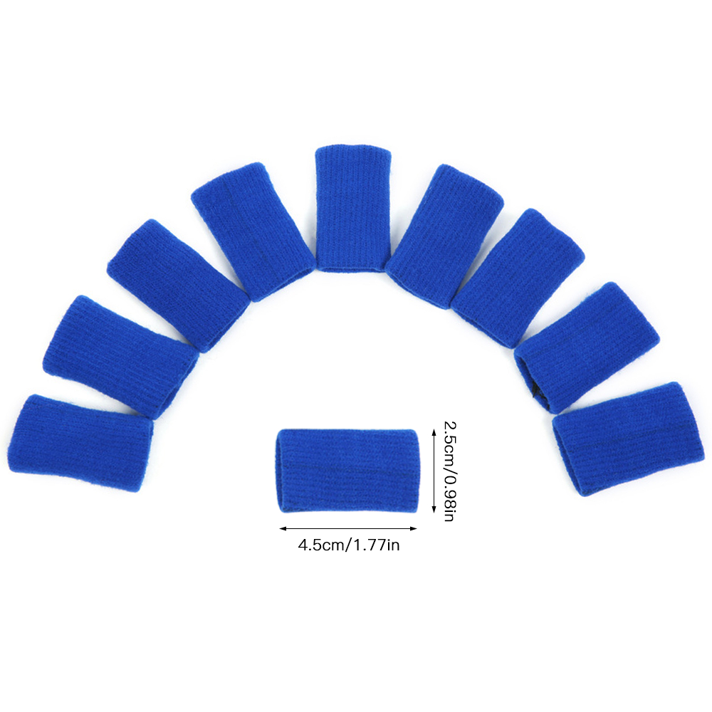 10 miếng bảo vệ ngón tay khi chơi thể thao, đàn hồi, thoáng khí