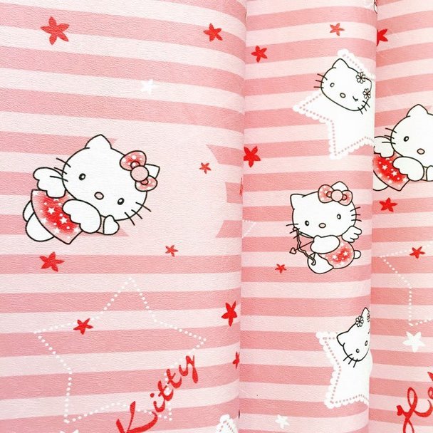 Combo 5m Decal Dán Tường Hello Kitty DTL 17 Binbin (60 x 500 cm)