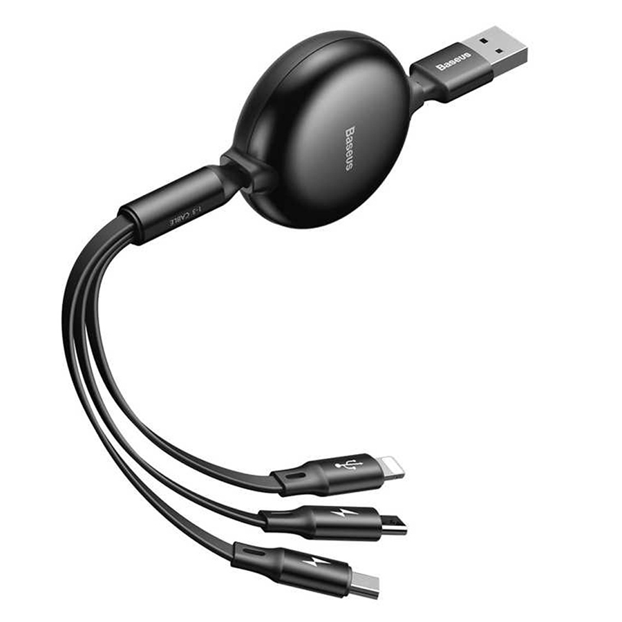 Cáp Sạc Đa Năng Baseus 3 Trong 1 CAMLT-ZY01