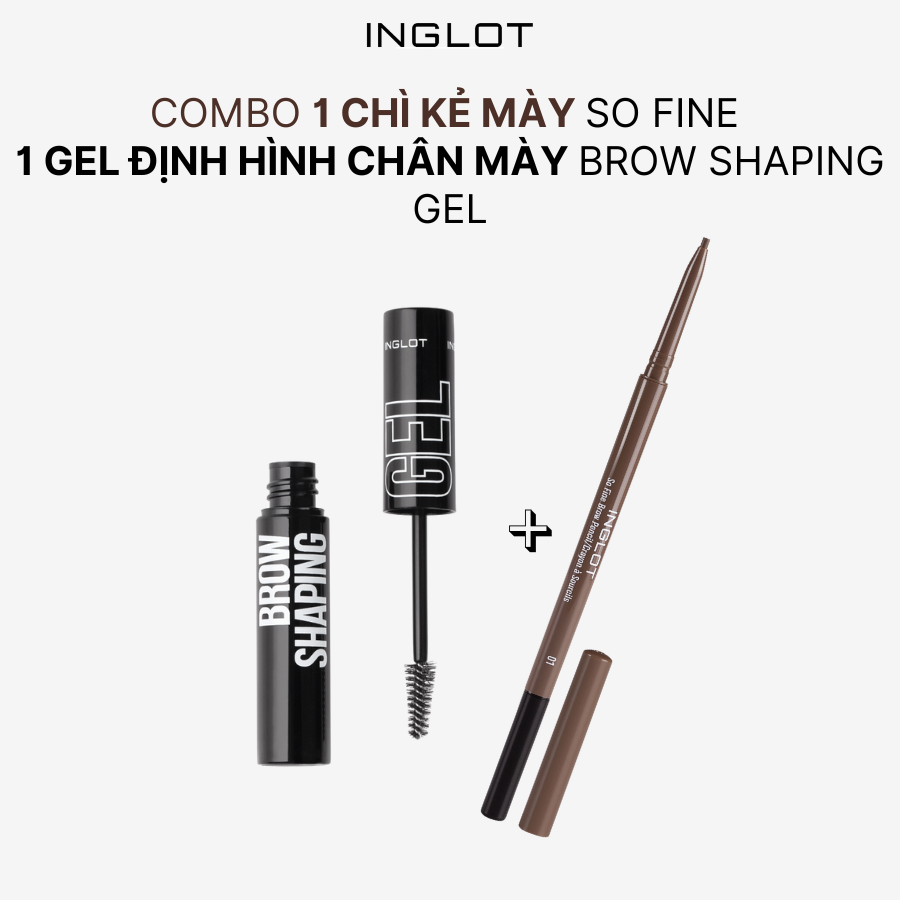 [Combo] Chì kẻ mày lâu trôi và gel định hình chân mày Inglot