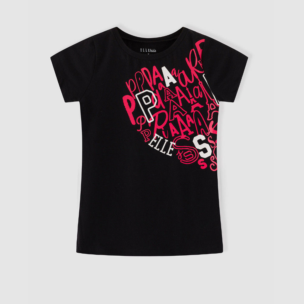 Áo thun ngắn tay bé gái Rabity x ELLE Kids- designed in Paris 80022