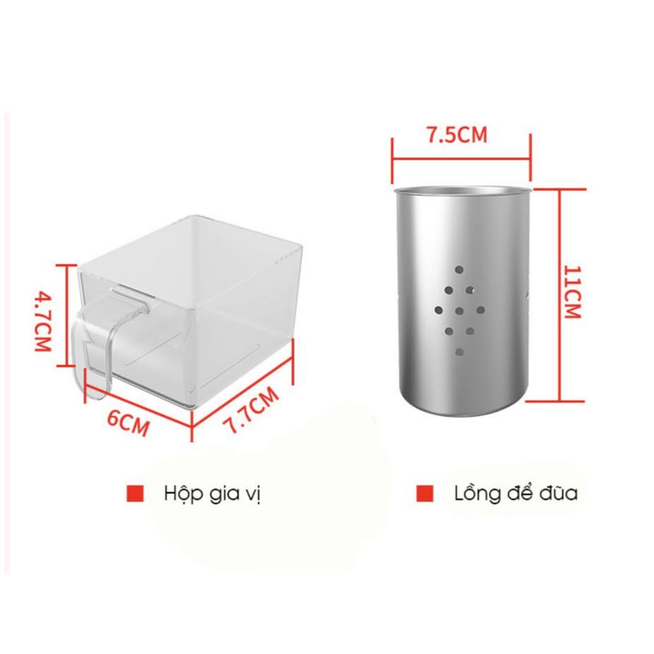 Hộp Gia Vị Inox 304 Cao Cấp – Thiết Kế Hiện Đại