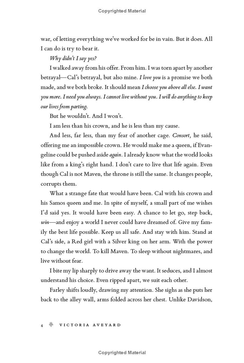 Sách ngoại văn: Red Queen - Book 4 - War Storm