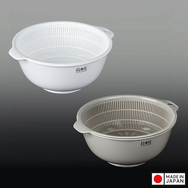 Set 01 rổ & 01 chậu rửa đa năng 1,5L - Hàng nội địa Nhật Bản
