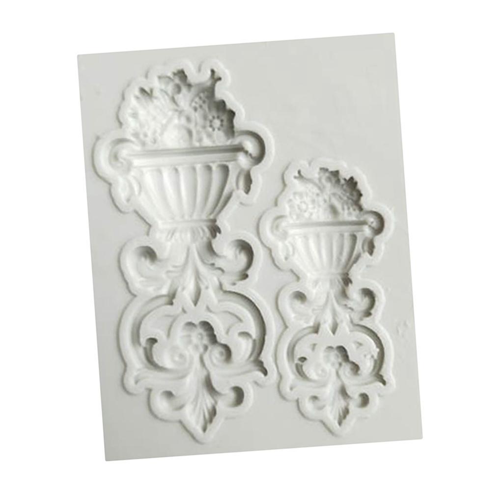 DIY Sugar Craft Cake Vintage Relief 3D Fondant Silicone Mold For Sugarcraft, Cake Decoration, Cupcake Topper, Polymer Clay, Baking Mold, Craft DIY