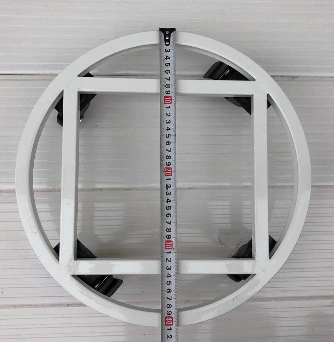 Đế Lót Chậu Có Bánh Xe ĐK40cm, Đế Chậu Thông Minh Cao Cấp HTG, Siêu Chắc Khỏe, Có Bánh Xe Di Chuyển, Có Chốt An Toàn, Chịu Lực Đến 200kg, Chất Liệu Hợp Kim Cao Cấp Sơn Tĩnh Điện
