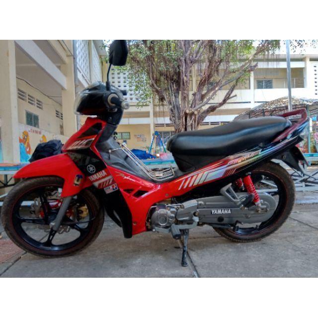 Tem sirius 110 đỏ đen crom