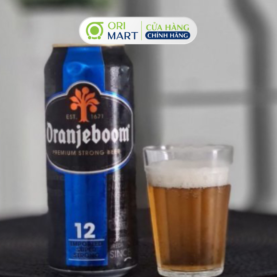 Bia Lon Oranjeboom Premium Super Strong Beer 12% Nhập Khẩu Từ Châu Âu Hương Đậm Đà Ngon Khó Tả ORIMART 500ml