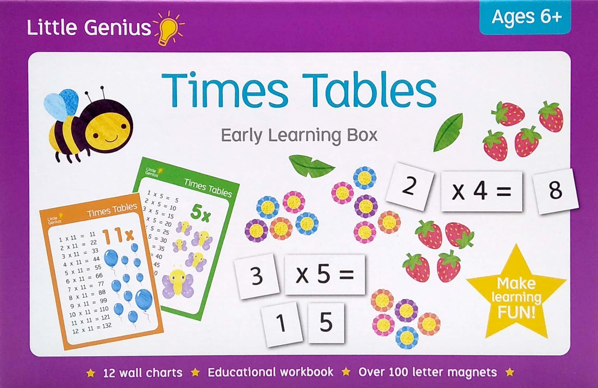 Little Genius : Times Tables Early Learning Box