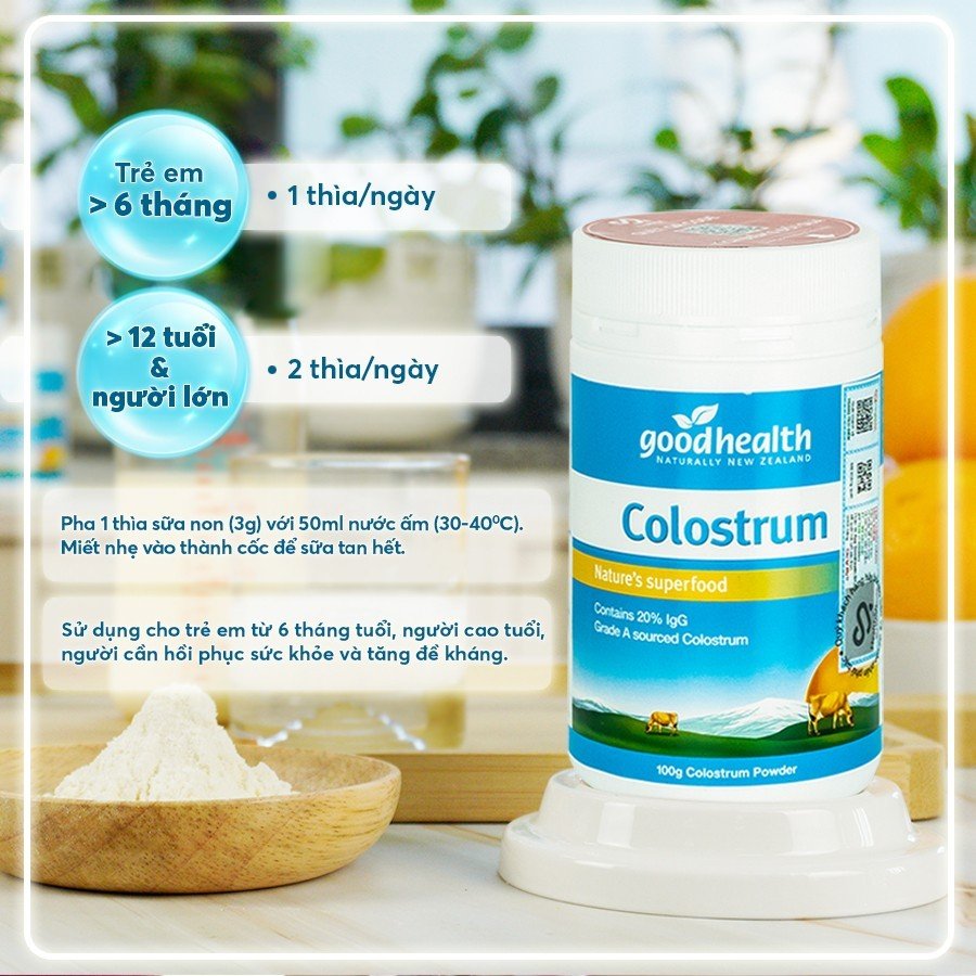 [DATE 12/2023] Sữa non Goodhealth Colostrum_Nhập khẩu chính hãng New Zealand