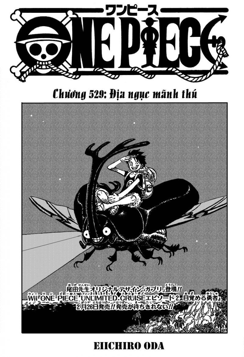 đảo hải tặc - one piece chapter 529 1