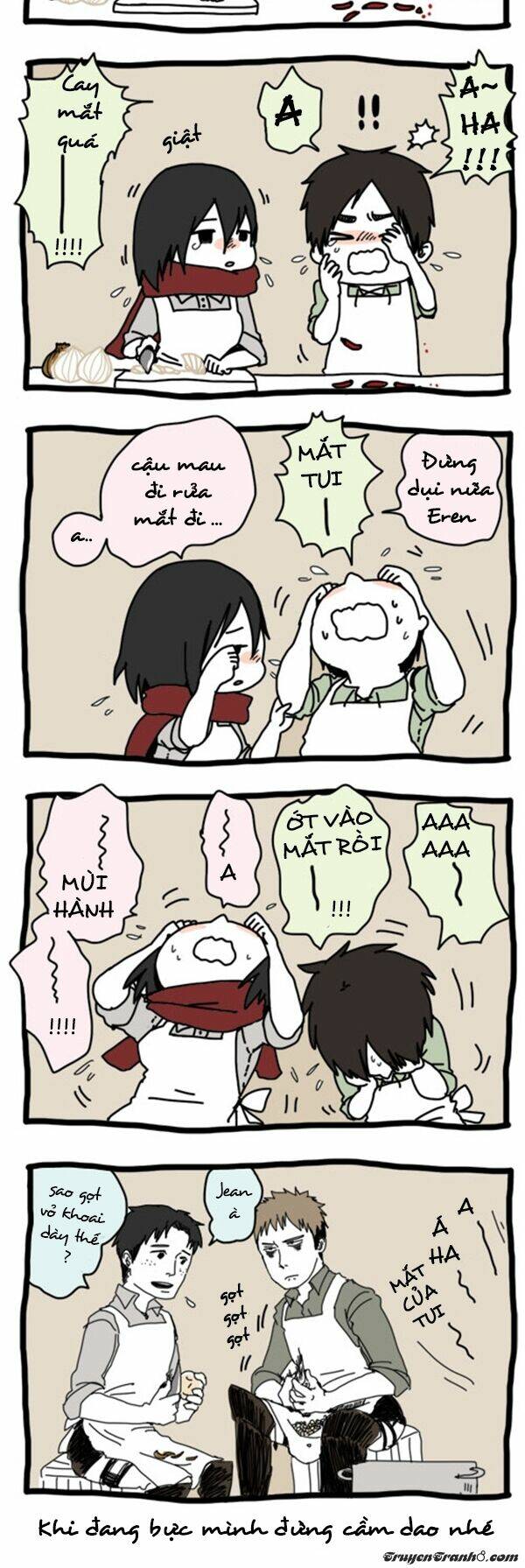 đại chiến titan - những sưu tầm về doujinshi chapter 33 3