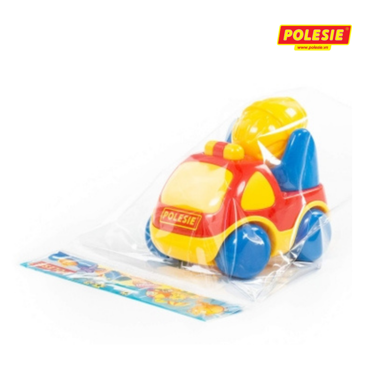 Đồ Chơi Xe Trộn Xi Măng Đồ Chơi Polesie 61621 - Hàng Chính Hãng Nhập Khẩu Châu Âu