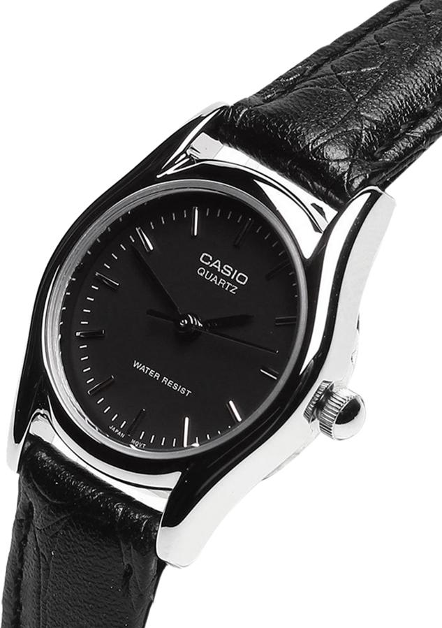 Đồng Hồ Nữ Dây Da Casio LTP-1094E-1ARDF (24mm) - Đen