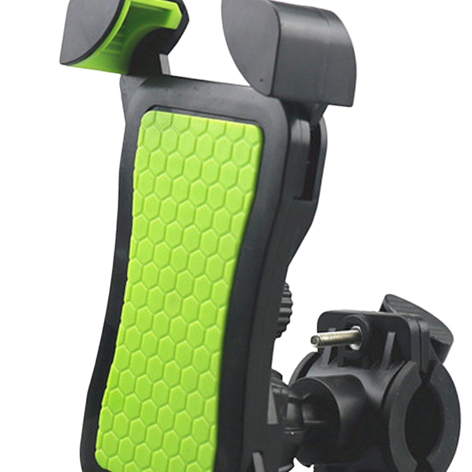 Motorcycle Handlebar Phone Mount Holder Green