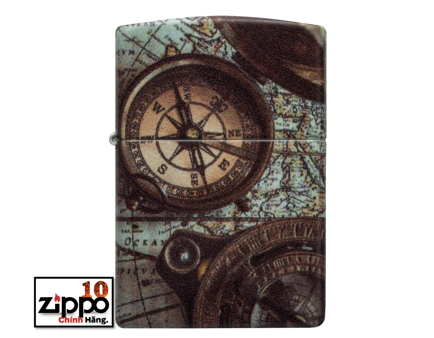 Bật lửa Zippo 49916 Compass Design - Chính hãng 100%