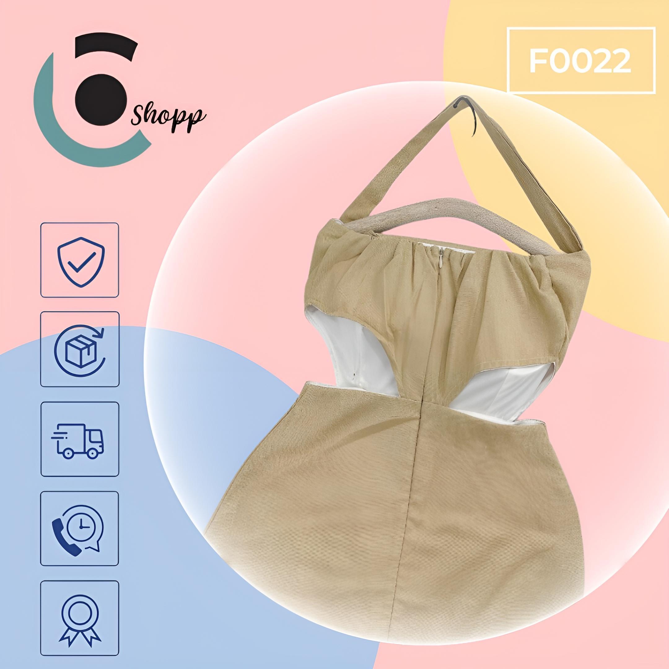 Đầm suông khoéc eo cao cấp