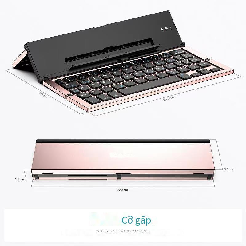 Giao hàng nhanh Geyes Jingya GK608 Bàn phím gấp không dây Bluetooth quà tặng nội địa cung cấp độc quyền thương mại điện tử