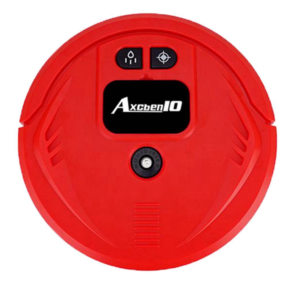 USB Rechargeable Robot Vacuum Cleaner Floor Duster With UV Lamp - Green