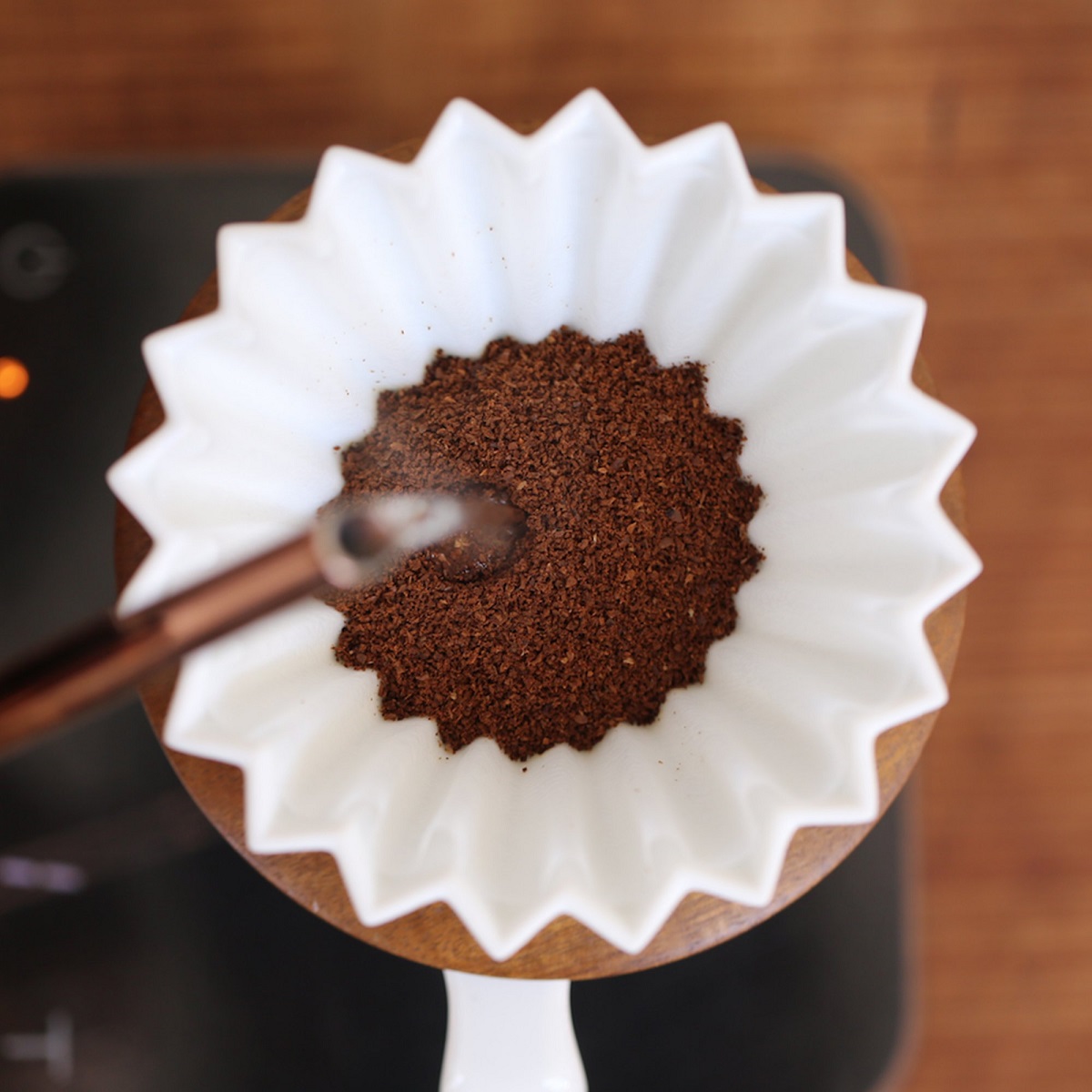 Hình ảnh Phễu sứ V60 01 Origami Dripper S Pour over