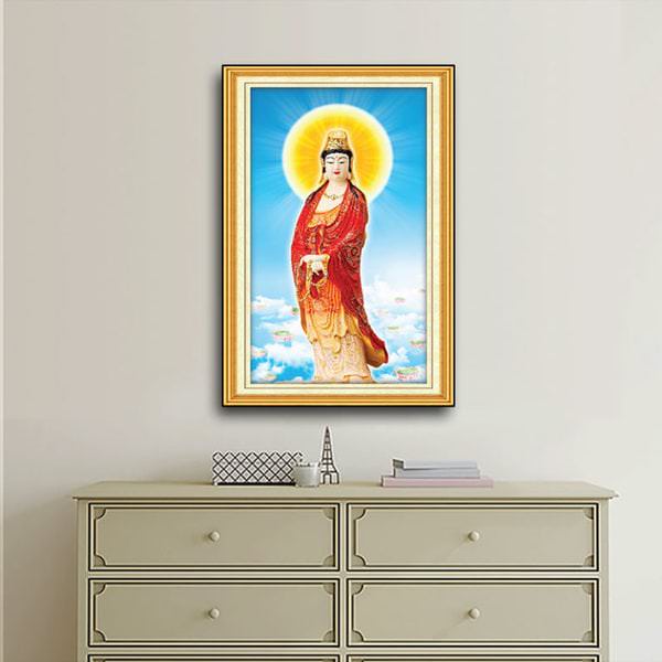 Tranh Phật Giáo Tranh Quan Thế Âm Bồ Tát W725