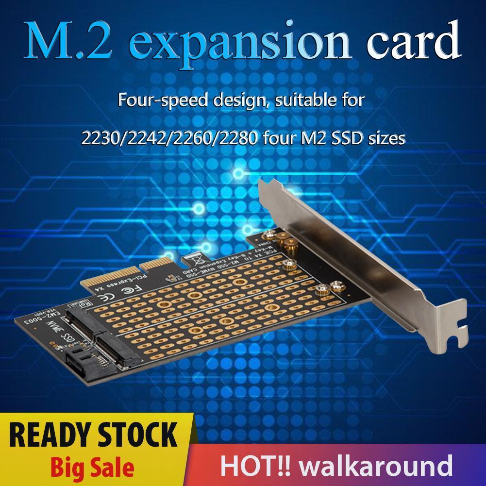 Bộ Chuyển Đổi Pcie NVMe SATA M.2 Sang PCI-Express 3.0 X4 Cho B Key M Key M2 SSD