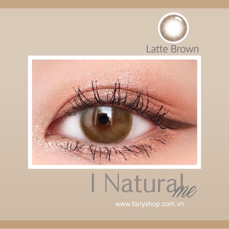 Kính áp tròng Nâu Sữa Latte 14.0mm - FAIRY SHOP CONTACT LENS độ 0 đến 6