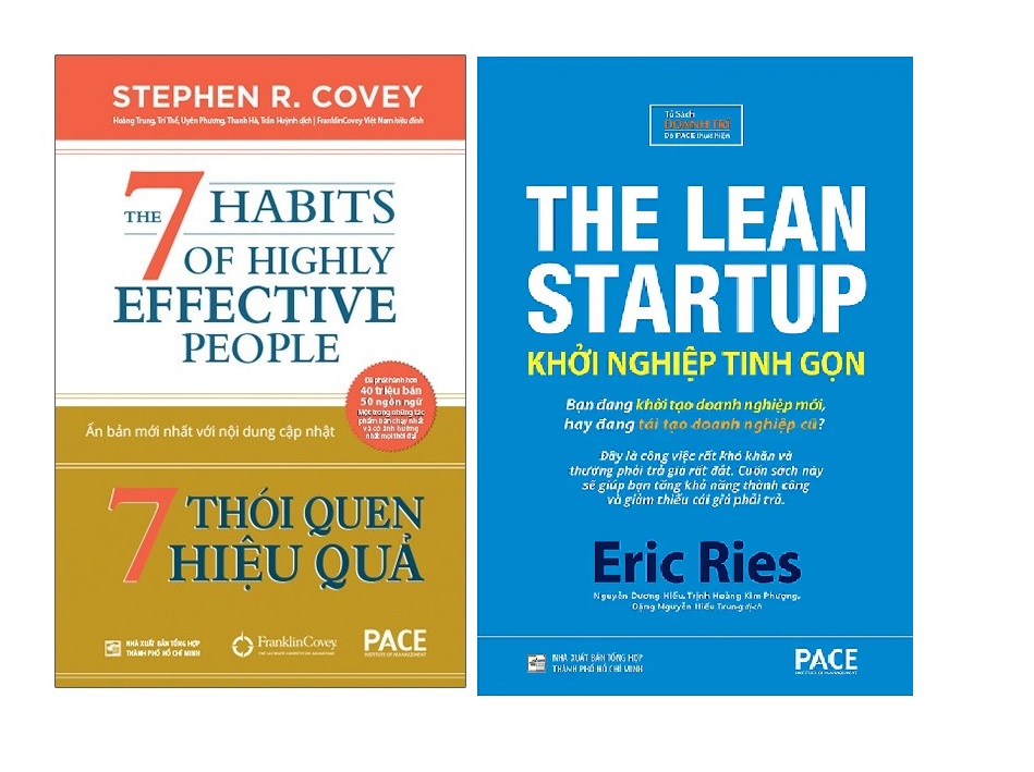 Combo 2 cuốn: 7 Thói Quen Hiệu Quả + Khởi Nghiệp Tinh Gọn - The Lean Startup - Eric Ries (nguyetlinhbook)