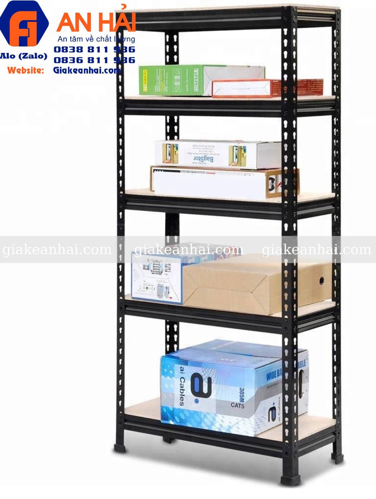 KỆ V LỖ CÀI đa năng không dùng ốc vít