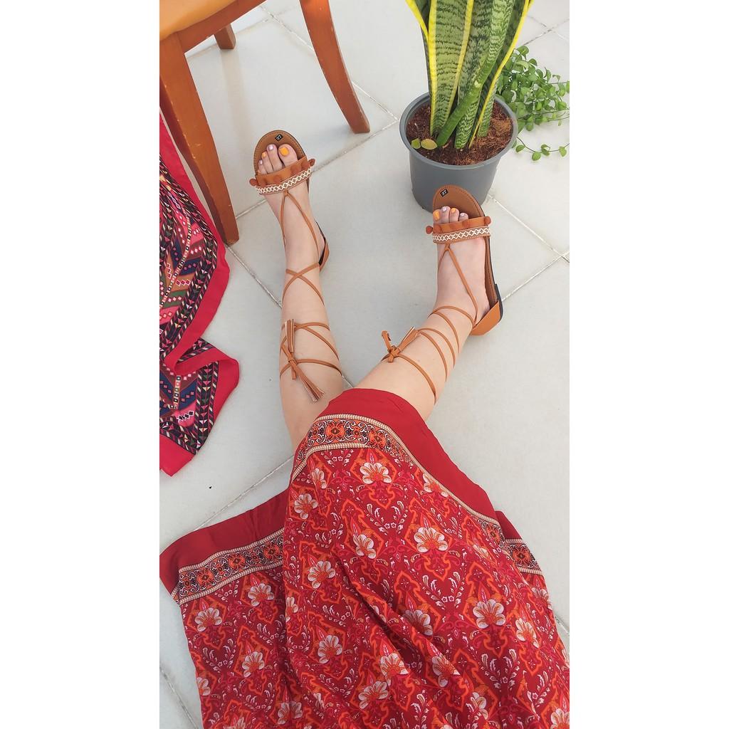 Giày Sandal Phong Cách Boho