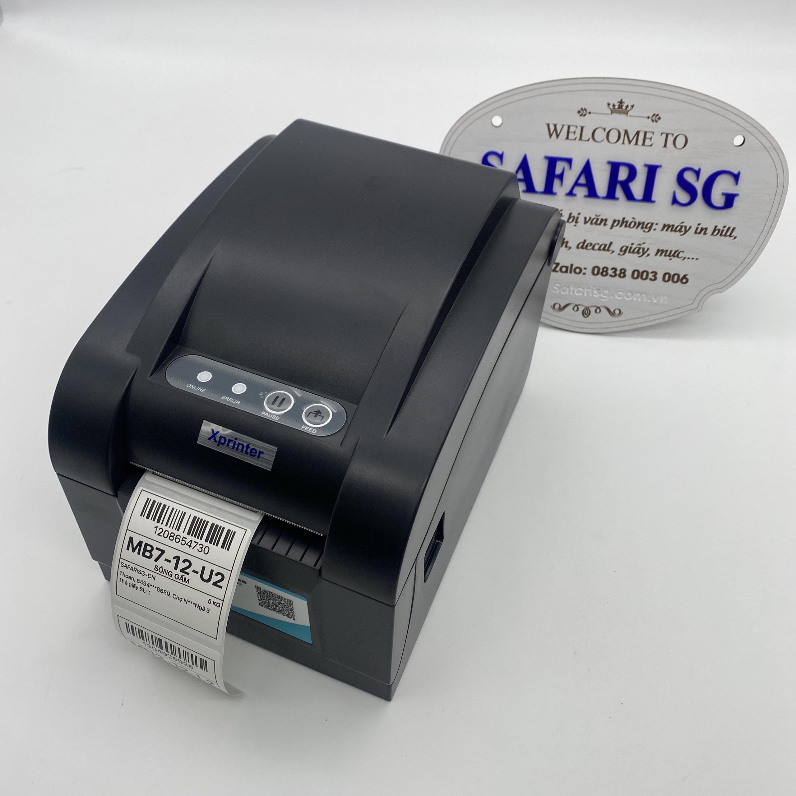 Máy in mã vạch có cổng Lan Xprinter XP350BM - Hàng chính hãng