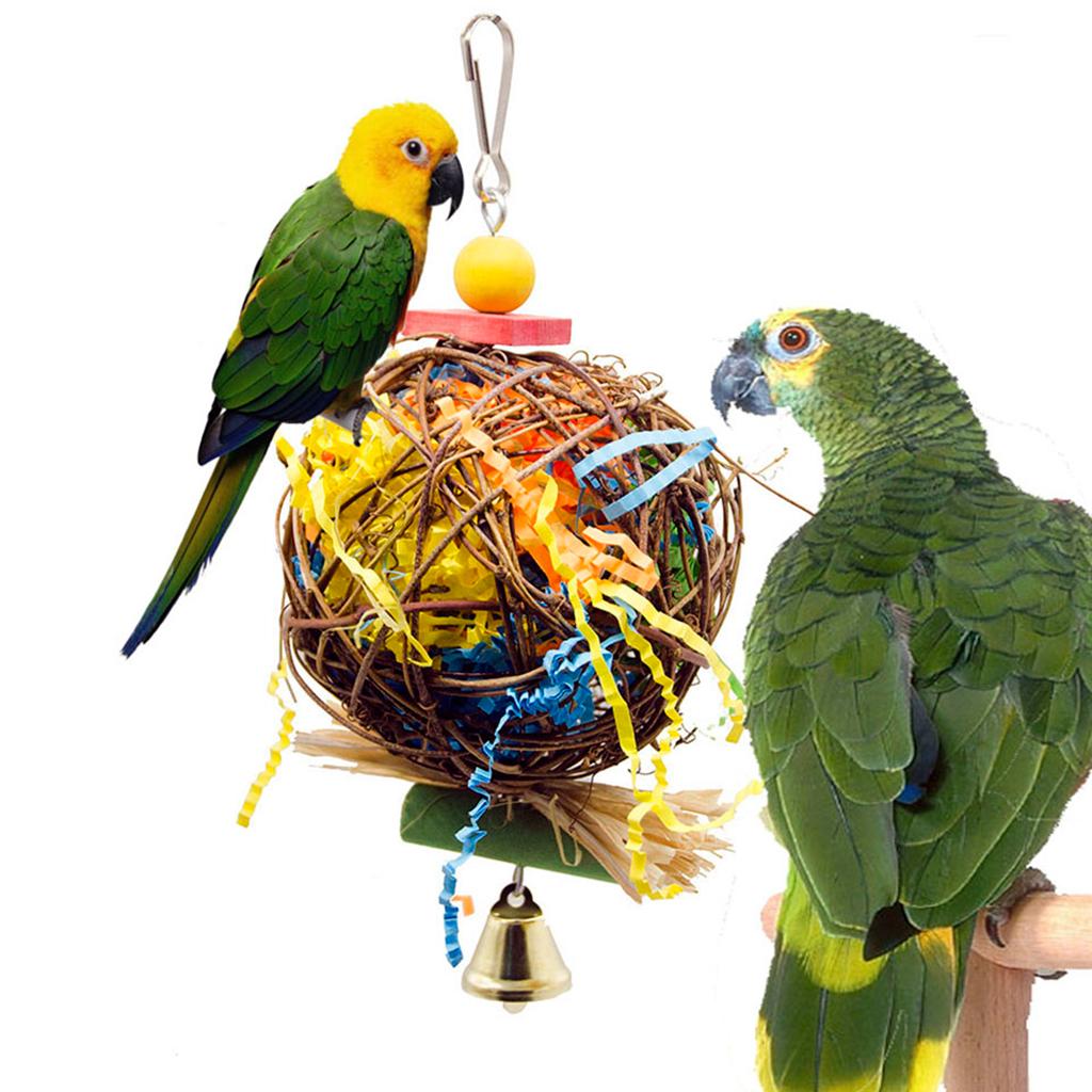 3 Pcs Bird Chewing Toy for Bird Parrot Budgie Cockatiel Parakeet Cage Toy
