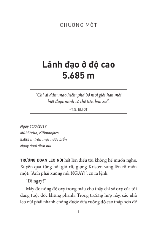 Sách - Đỉnh Cao Của Thuật Lãnh Đạo - Những Bài Học Lãnh Đạo Từ Độ Cao 5.895 M