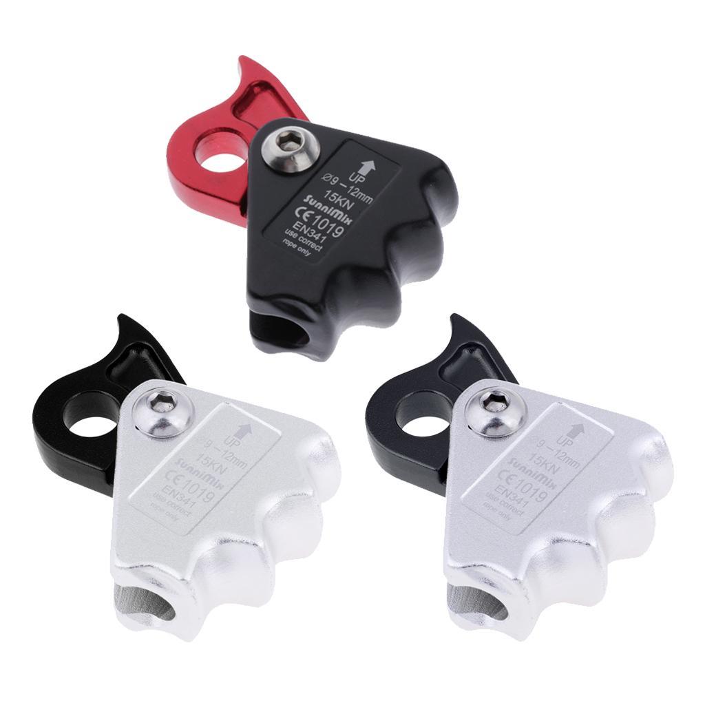 2x Ring Climbing Gear ,Self-Braking Stop Descender for 9-12mm Rope Rescue Descender for Rock Climbing Peak Rescue