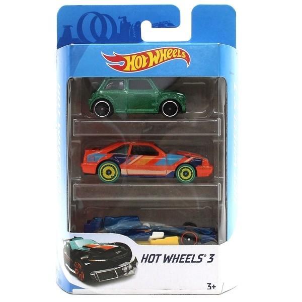Bộ 3 Siêu Xe Hot Wheels K5904 (Mẫu Sản Phẩm Bên Trong Là Ngẫu Nhiên)