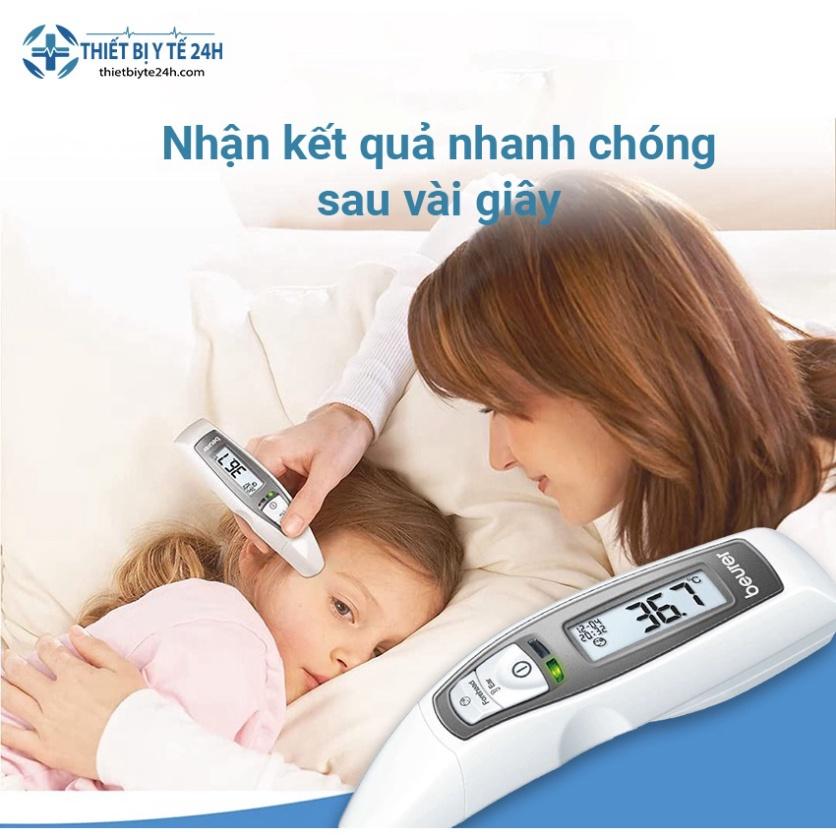 Nhiệt Kế Điện Tử, Nhiệt Kế Đo Tai Beurer FT65 - Phù Hợp Gia Đình Có Trẻ Sơ Sinh, 5 Nút Thông Minh