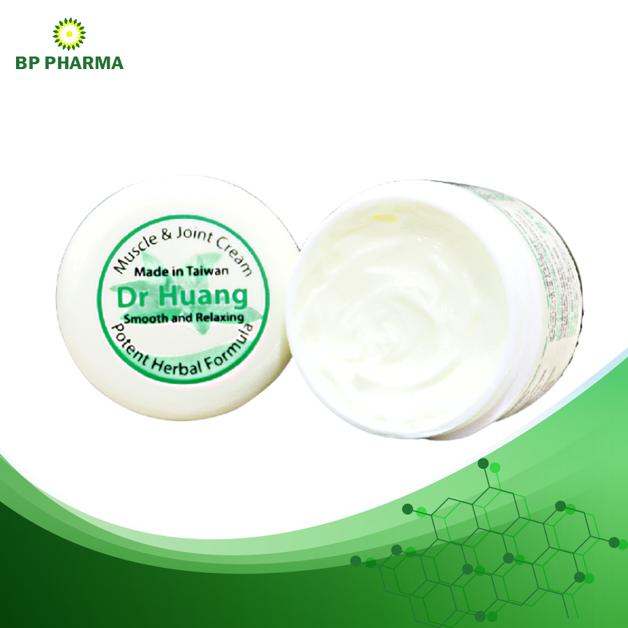 Dầu Thảo Dược Xoa Bóp Đài Loan DR. HUANG Hỗ Trợ Giảm Đau Nhức Xương Khớp, Hỗ Trợ Giảm Đau Khi Chấn Thương - Hộp 50g