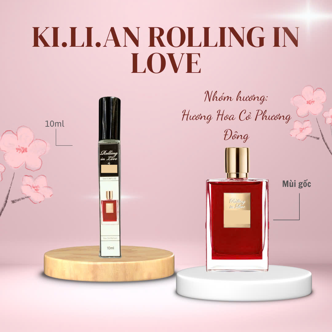 Tinh dầu nước hoa dạng xịt 10ml Rolling in Love (mùi unisex)