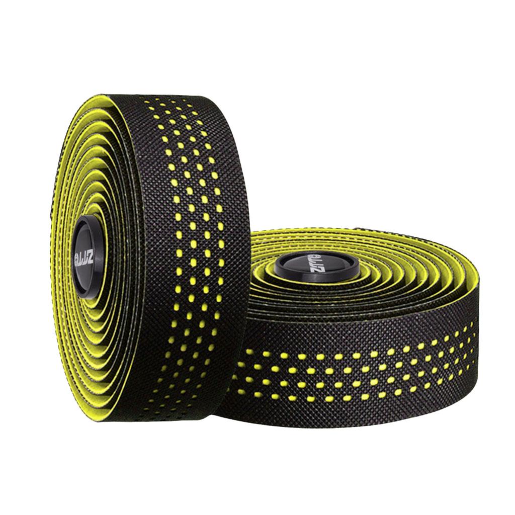 2Pcs Bike Bicycle Handlebar Tape Road Cycling Handle Bar Wraps Grip