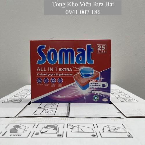 Viên rửa bát Somat hộp 25 viên