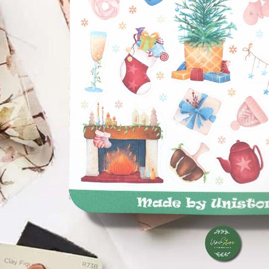 Sticker sheet cozy chritmas - trang trí sổ tay, sổ nhật kí | bullet journal stickers