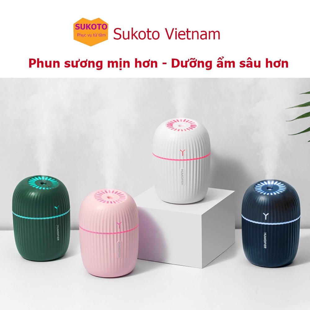 Đèn xông tinh dầu phun sương cao cấp Q8 - Máy khuếch tán mini phòng ngủ, xe ô tô