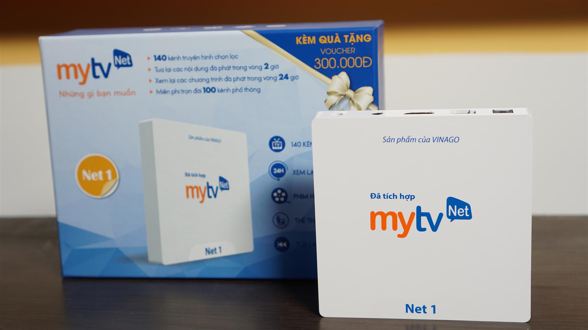 Android tivi box MyTV Net 1GB New Model 2019+TẶNG CHUỘT KHÔNG DÂY, Chip Amlogic S905W , Android 7.1 CHÍNH HÃNG - MỚI 100%