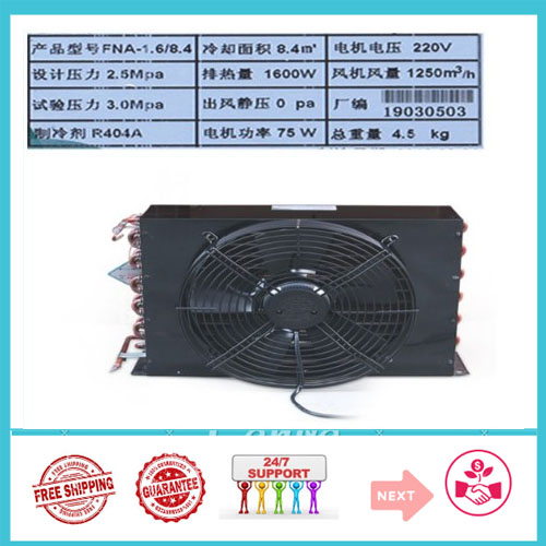 DÀN NÓNG COIL FNA 1.6/8.4 1HP lớn KÈM QUẠT 75W SỬ DỤNG TRONG ĐIỆN LẠNH VÀ CÁC THIẾT BỊ LÀM LẠNH