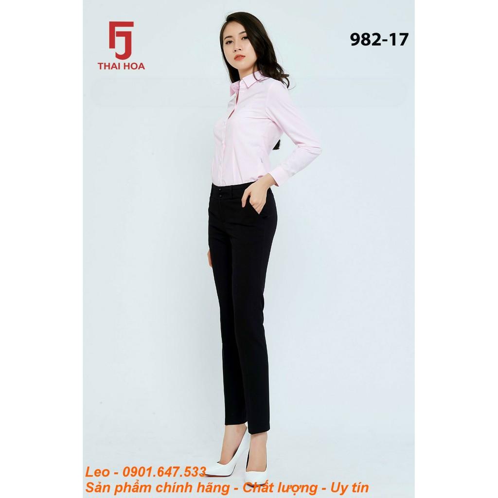 Quần Tây Nữ Thái Hòa màu đen 982-17