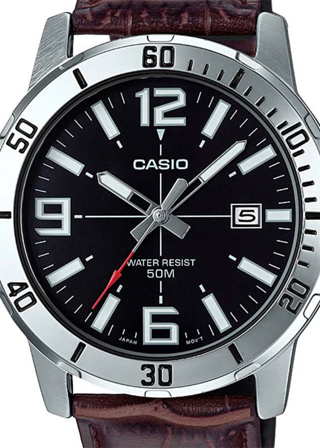 Đồng Hồ Nam Dây Da Casio MTP-VD01L-1BVUDF (45mm)