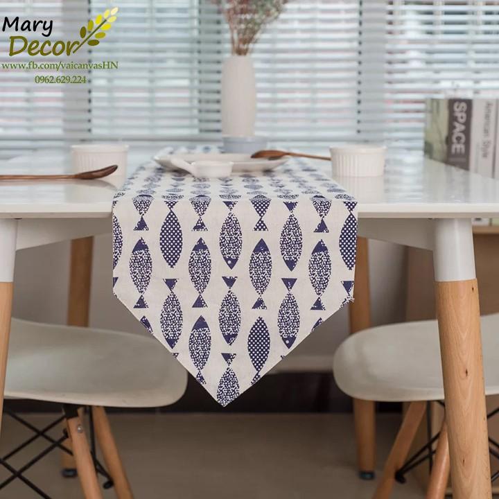 Khăn runner Mary Decor họa tiết cá KR-A01