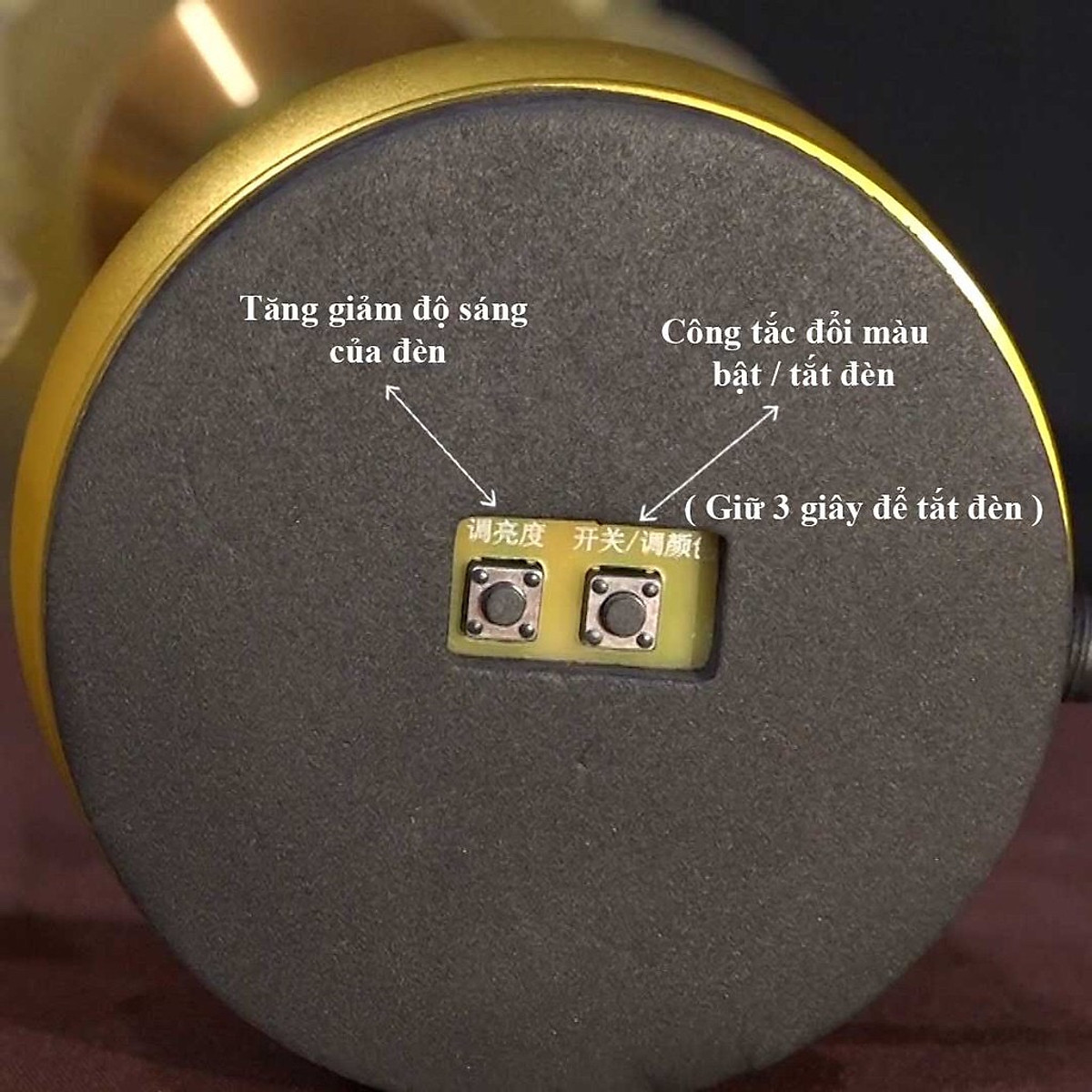 COMBO BỘ ĐÈN THỜ 7 chiếc 1 Bông Hoa Sen Thủy Lưu Ly Nở Cổ Ngắn 3.5# cao 8cm TM121107